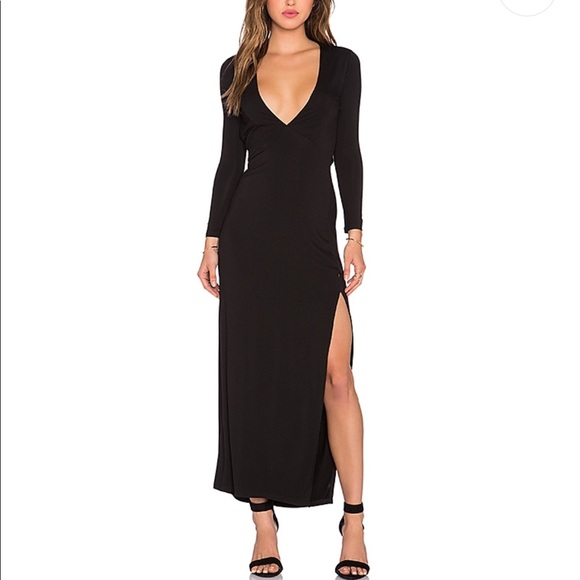 NBD Dresses & Skirts - NBD After Dark Dress w/Long Side Slit Sz XS NWT